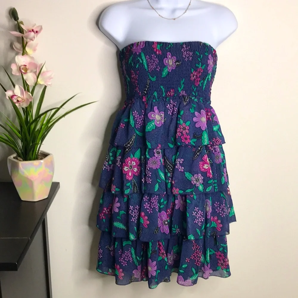 ✨3/$50✨ HP🥳 American Eagle Outfitters Strapless Dress - Picture 1 of 8